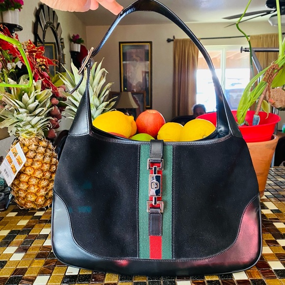 💚❤️💲❤️LAST PRICE💲❤️Gucci Jackie Bouvier Sherry Hobo🖤💚❤️💲NO OFFERS💲❤️ - Picture 1 of 14